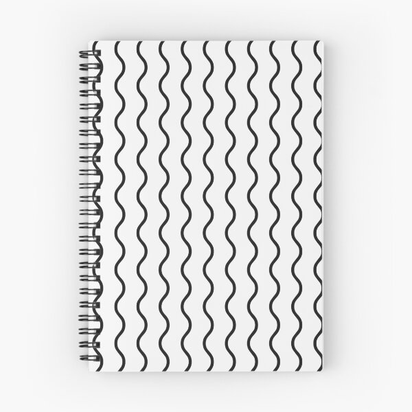 Item preview, White And Black Waves Pattern designed and sold by pattern-archive.