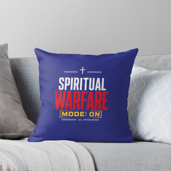 Item preview, Spiritual Warfare Mode On Christian Streetwear Design designed and sold by LowBatteryStudio ⭐.