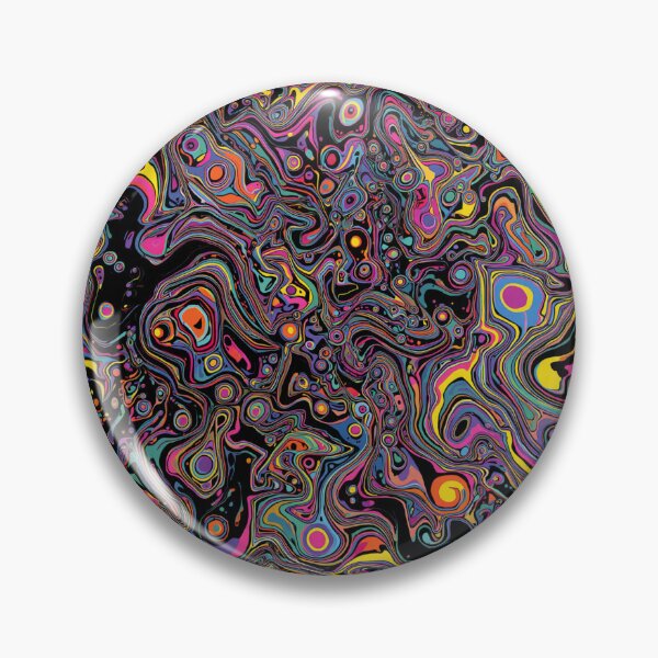 Item preview, Dark Funky Psychedelic Waves designed and sold by Digitaload.