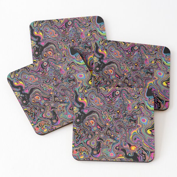 Item preview, Dark Funky Psychedelic Waves designed and sold by Digitaload.