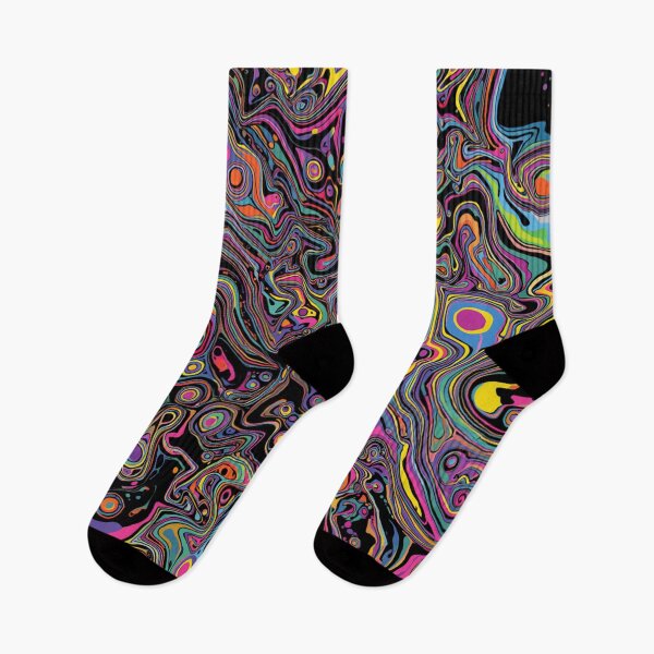 Item preview, Dark Funky Psychedelic Waves designed and sold by Digitaload.