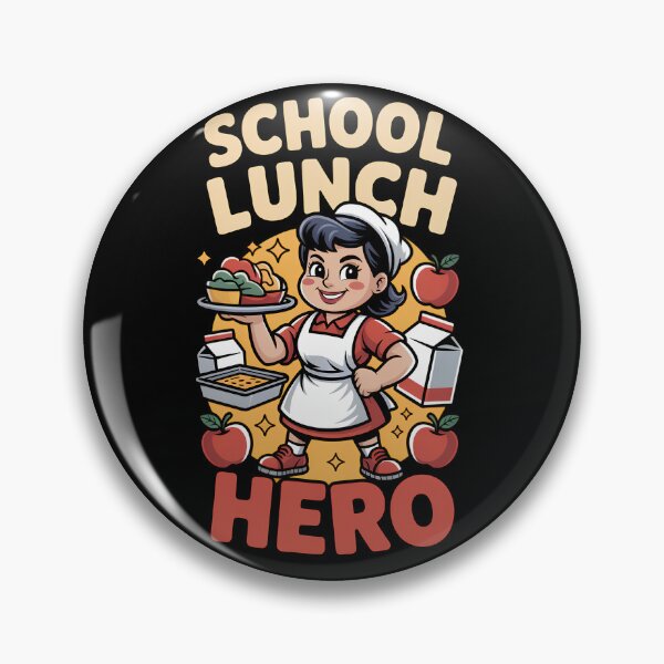 Item preview, School Lunch Hero Lunch Lady Cafeteria Staff designed and sold by Savage-Apron.