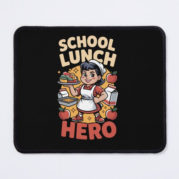 Item preview, School Lunch Hero Lunch Lady Cafeteria Staff designed and sold by Savage-Apron.