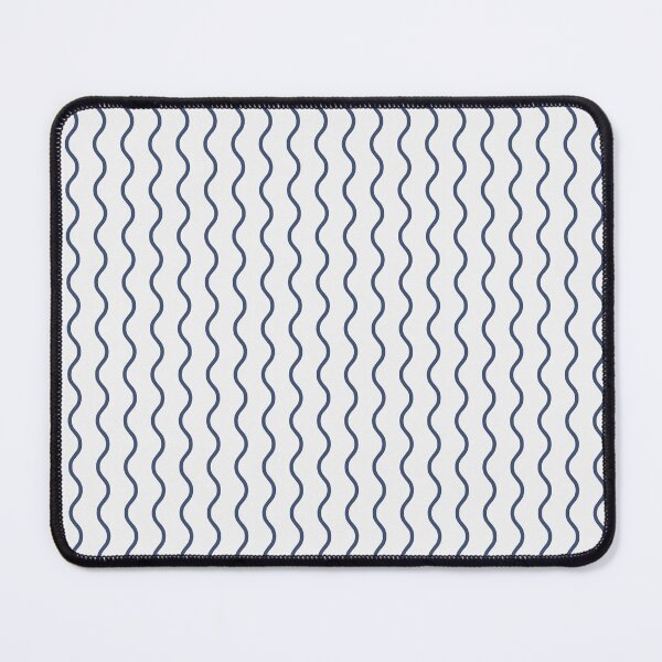 Item preview, White And Blue Waves Pattern designed and sold by pattern-archive.