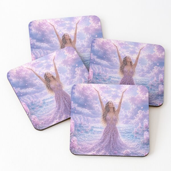 Item preview, Amethyst Sea Goddess - Crystal Energy Art designed and sold by butterfLydii.