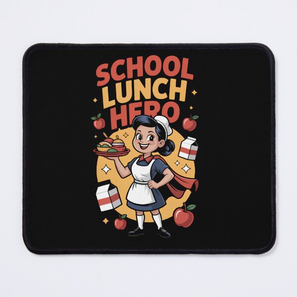 Item preview, School Lunch Hero Lunch Lady Cafeteria Staff designed and sold by Savage-Apron.