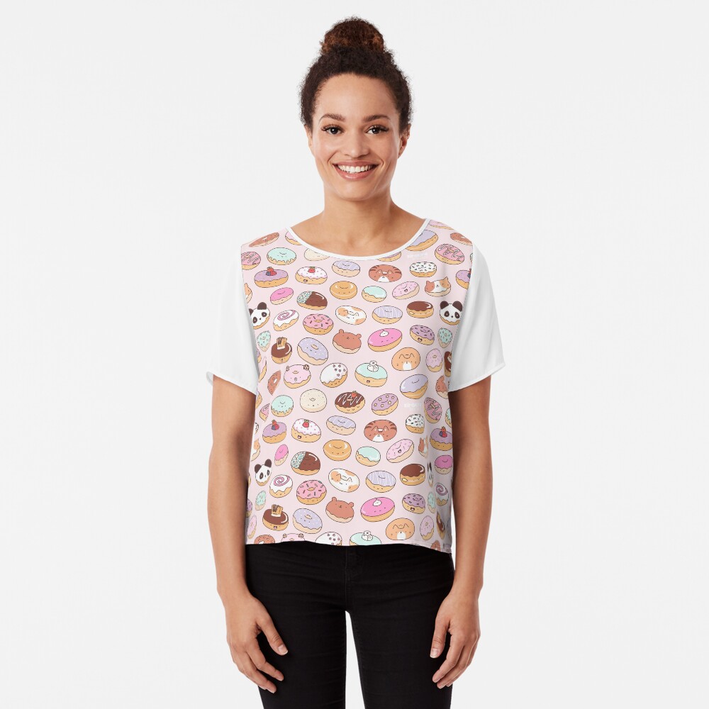 Mmm.. Donuts! Chiffon Top