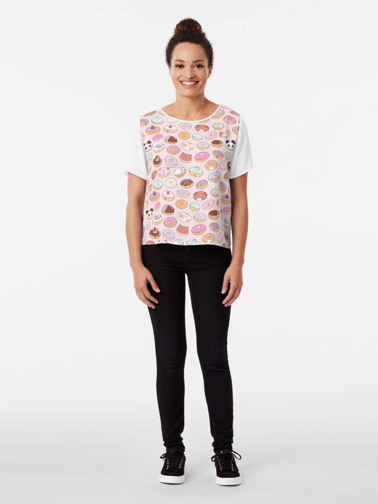 Alternate view of Mmm.. Donuts! Chiffon Top