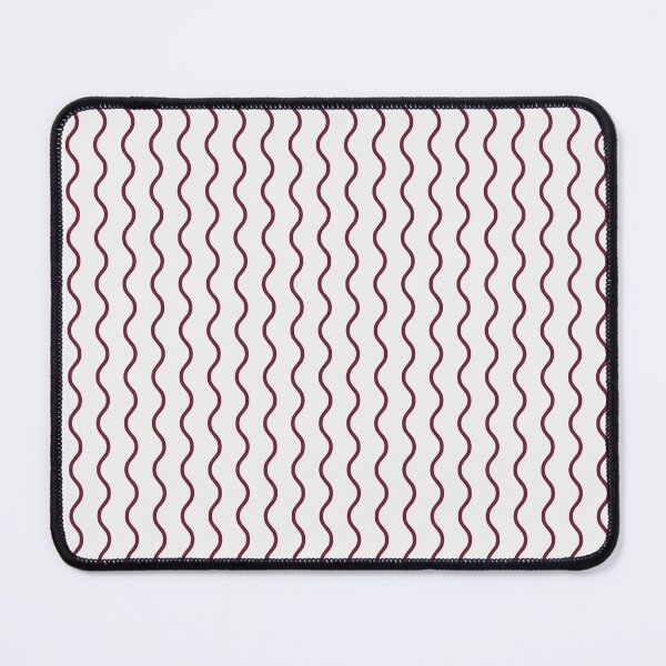 Item preview, White And Burgundy Waves Pattern designed and sold by pattern-archive.