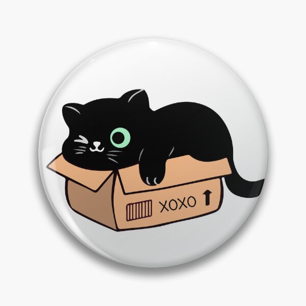 Item preview, black cute kitty xoxo designed and sold by designing01Ar3.
