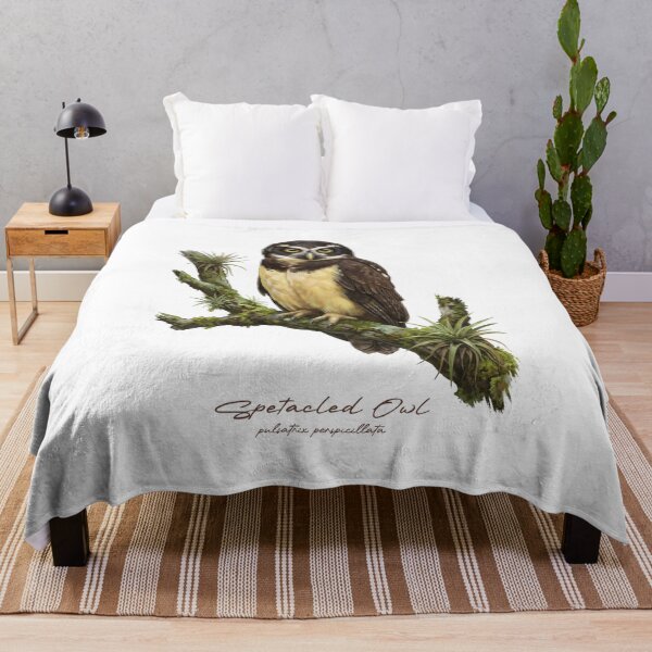 Item preview, Spetacled Owl on Mossy Branch designed and sold by Takeda-art.