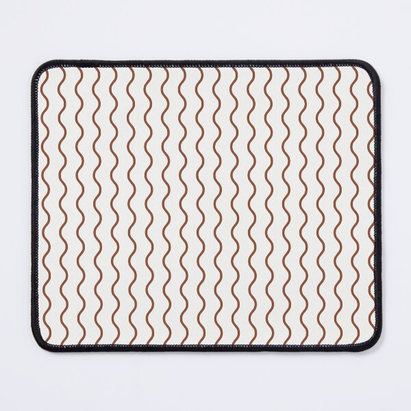 Item preview, White And Copper Waves Pattern designed and sold by pattern-archive.