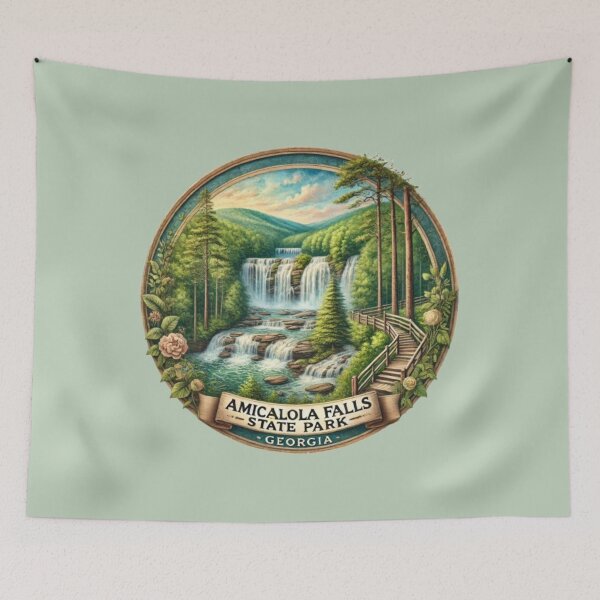 Item preview, Amicalola Falls State Park Georgia designed and sold by SalterDesigns.