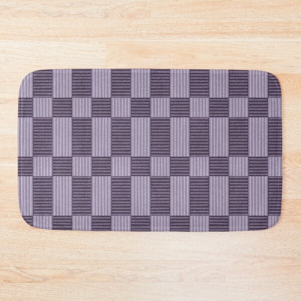 Item preview, Patch Grid - Cozy Geometric - Blackberry Jam designed and sold by Elodie-Motifs.