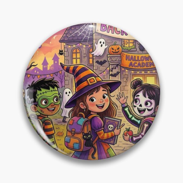 Item preview, Spooky Academy: Vibrant First Day of Ghoul School designed and sold by VibranPalette.