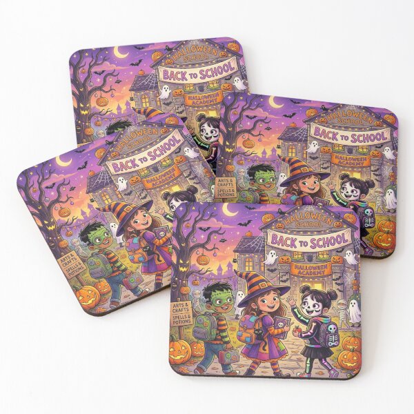 Item preview, Spooky Academy: Vibrant First Day of Ghoul School designed and sold by VibranPalette.