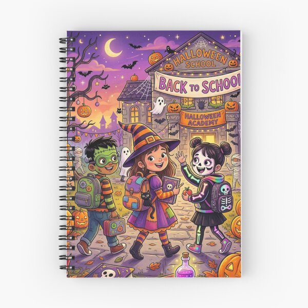 Item preview, Spooky Academy: Vibrant First Day of Ghoul School designed and sold by VibranPalette.