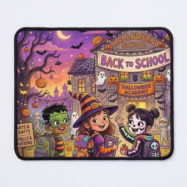 Item preview, Spooky Academy: Vibrant First Day of Ghoul School designed and sold by VibranPalette.