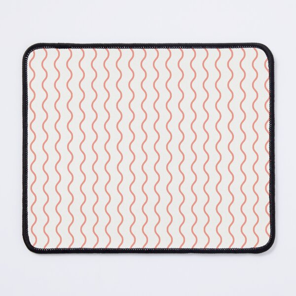 Item preview, White And Coral Waves Pattern designed and sold by pattern-archive.