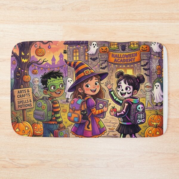 Item preview, Spooky Academy: Vibrant First Day of Ghoul School designed and sold by VibranPalette.