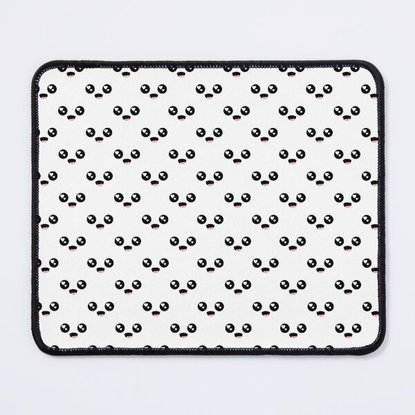 Item preview, Cute kawaii heart eyes smiling face pattern designed and sold by BlushyPrint.