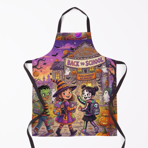 Item preview, Spooky Academy: Vibrant First Day of Ghoul School designed and sold by VibranPalette.