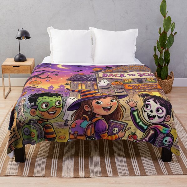 Item preview, Spooky Academy: Vibrant First Day of Ghoul School designed and sold by VibranPalette.