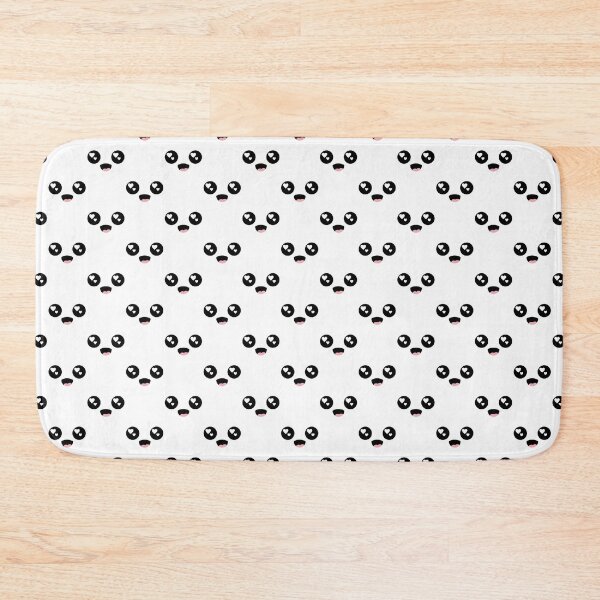 Item preview, Cute kawaii heart eyes smiling face pattern designed and sold by BlushyPrint.