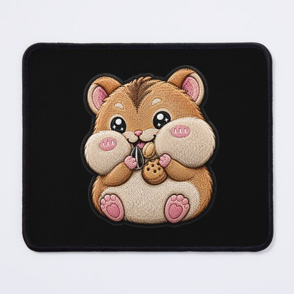 Item preview, Kawaii Baby Hamster Embroidery Patch Cute Chibi designed and sold by ColorSplash123.