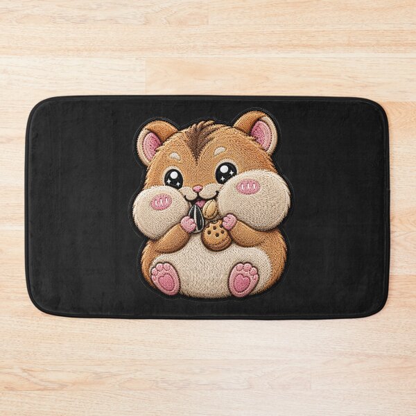 Item preview, Kawaii Baby Hamster Embroidery Patch Cute Chibi designed and sold by ColorSplash123.
