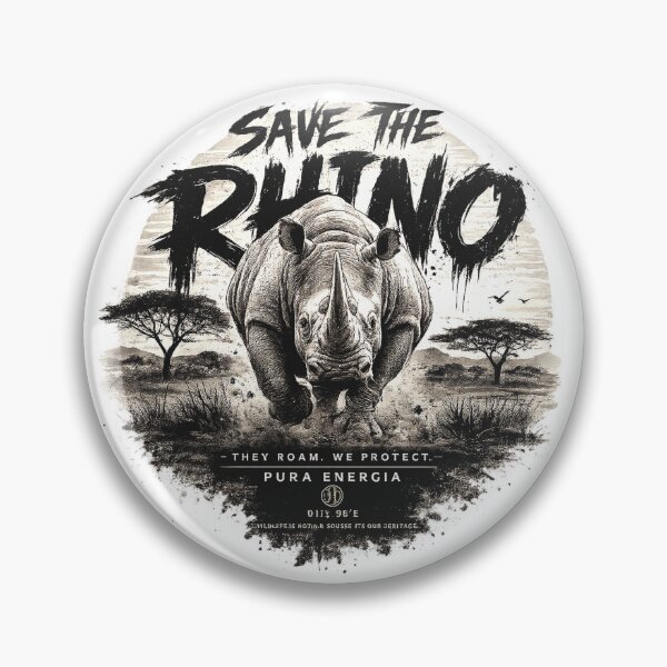 Item preview, Save The Rhino PuraEnergia Safari Streetwear T-Shirt designed and sold by Puraenergia Stickers.