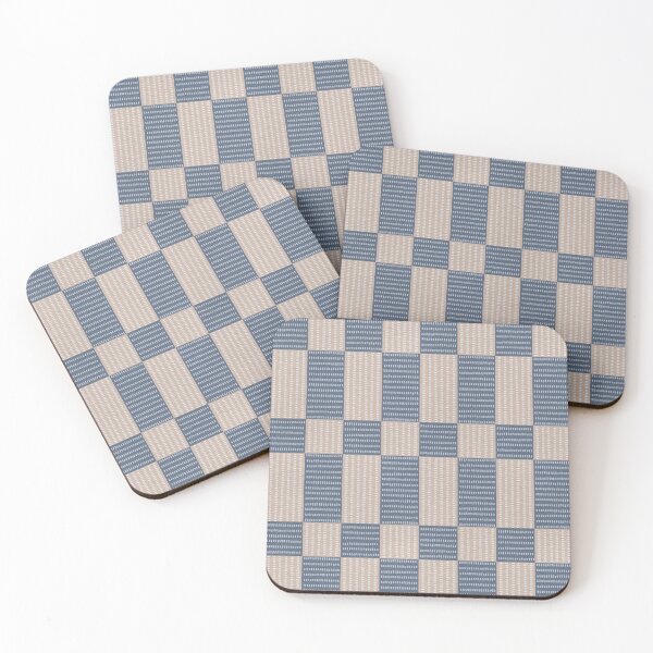 Item preview, Patch Grid - Cozy Geometric - Stormy Coastal designed and sold by Elodie-Motifs.