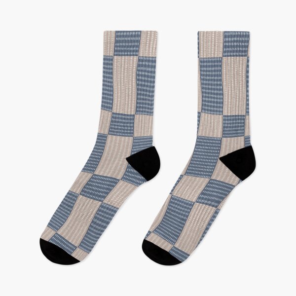 Item preview, Patch Grid - Cozy Geometric - Stormy Coastal designed and sold by Elodie-Motifs.