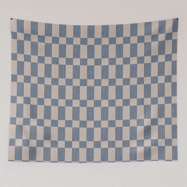 Item preview, Patch Grid - Cozy Geometric - Stormy Coastal designed and sold by Elodie-Motifs.