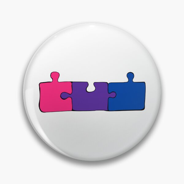 Item preview, Bisexual Puzzle Pieces Pride Flag designed and sold by HarveyHandcraftsandDesigns.