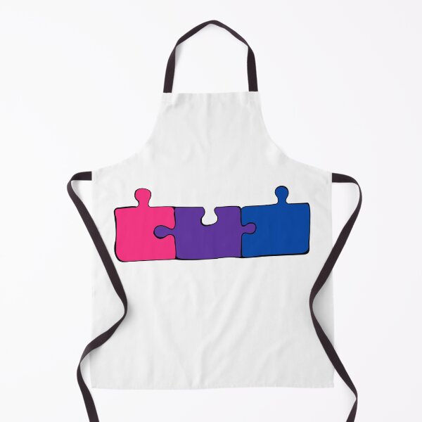 Item preview, Bisexual Puzzle Pieces Pride Flag designed and sold by HarveyHandcraftsandDesigns.