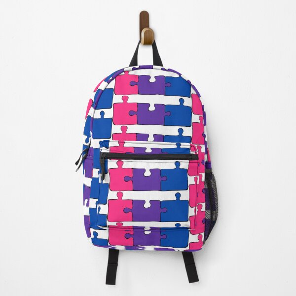 Item preview, Bisexual Puzzle Pieces Pride Flag designed and sold by HarveyHandcraftsandDesigns.