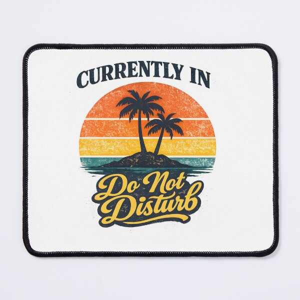 Item preview, Currently In Do Not Disturb Vintage Sunset Island designed and sold by Byte-shirt.