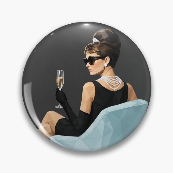 Item preview, Classy Audrey Hepburn in Tiffany Chair designed and sold by EleventhFloor.