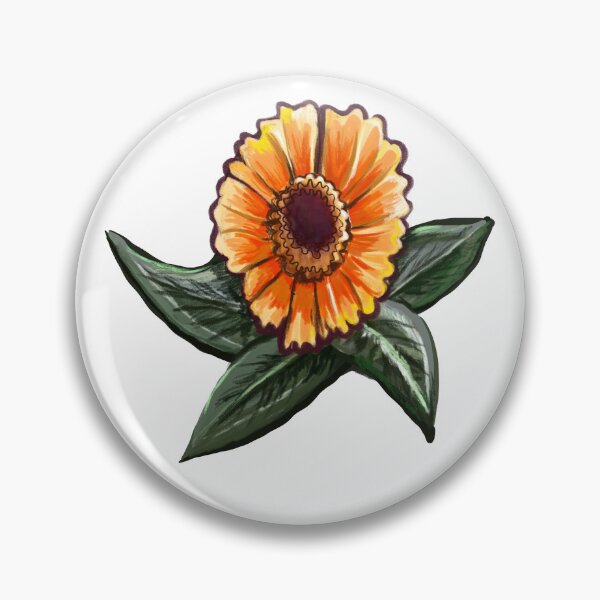 Item preview, Short and sassy Helenium sneezeweed with green leaves plant Bright orange yellow flower T-Shirt designed and sold by Artonmytee.