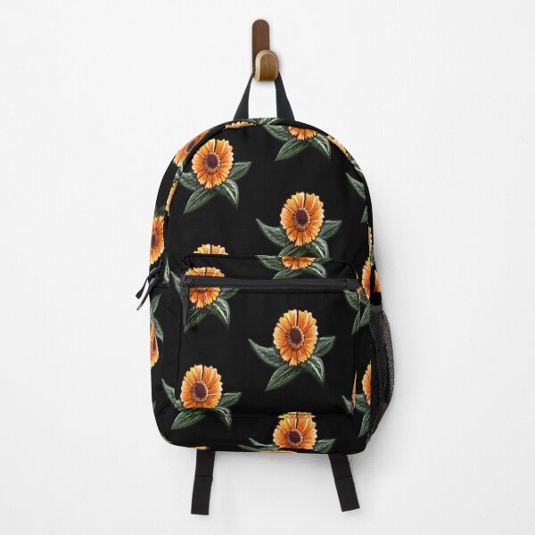 Item preview, Short and sassy Helenium sneezeweed with green leaves plant Bright orange yellow flower T-Shirt designed and sold by Artonmytee.