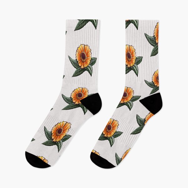 Item preview, Short and sassy Helenium sneezeweed with green leaves plant Bright orange yellow flower T-Shirt designed and sold by Artonmytee.
