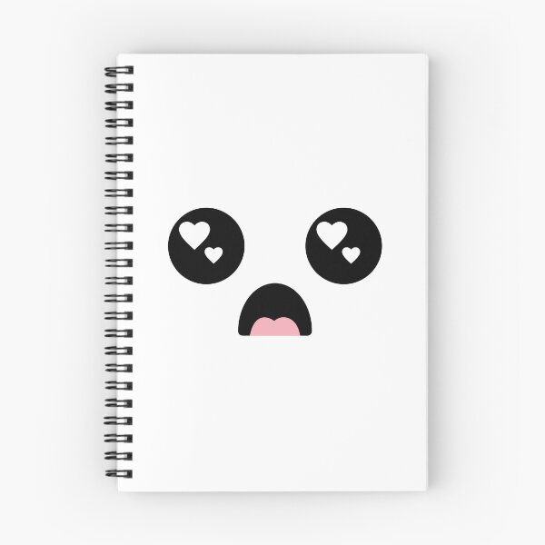 Item preview, Cute kawaii surprised heart eyes face designed and sold by BlushyPrint.