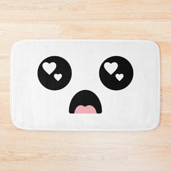 Item preview, Cute kawaii surprised heart eyes face designed and sold by BlushyPrint.