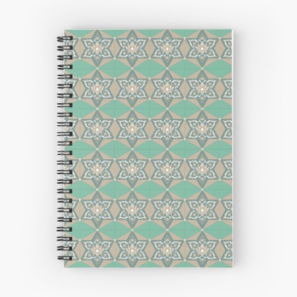 Item preview, Seafoam Green and Gold Thai-Japanese Fusion Pattern designed and sold by Novalgic.