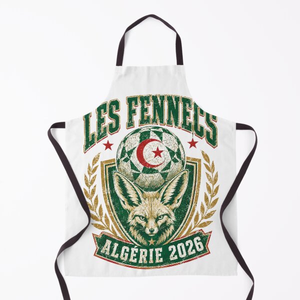 Item preview, Les Fennecs Algérie 2026 World Cup Soccer T-Shirt designed and sold by KickoffStudio.
