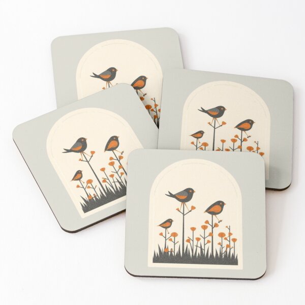 Item preview, Midnight Folk Birds designed and sold by mellow-koko.