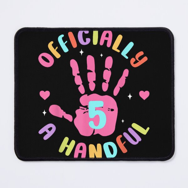 Item preview, Kids I'm Officially A Handful Five 5th Birthday Girls Boys designed and sold by JanetteNWillis.