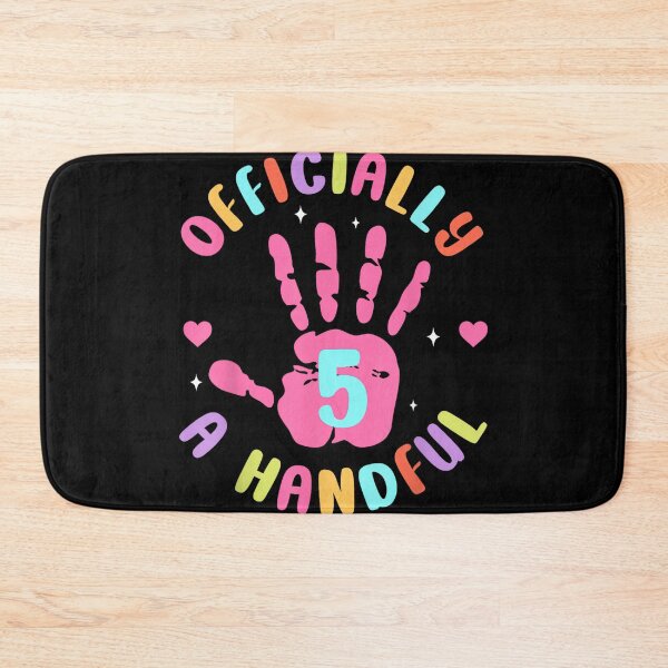 Item preview, Kids I'm Officially A Handful Five 5th Birthday Girls Boys designed and sold by JanetteNWillis.