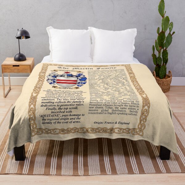 Item preview, Martin Surname History & Coat of Arms Poster designed and sold by BagTown Clans.